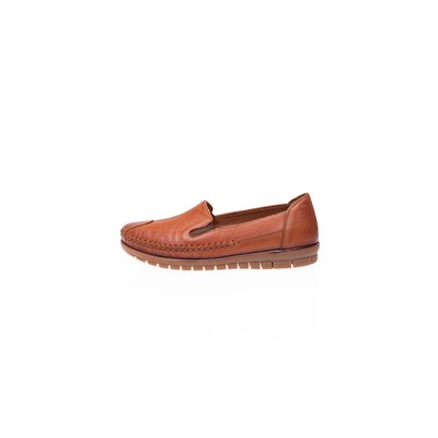  Kent Shop Taba %100 Deri Kadın Comfort Ayakkabı