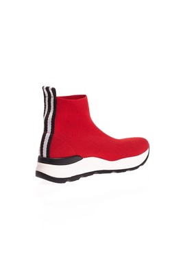  Kent Shop Kırmızı Triko Bot Kadın Spor Ayakkabı