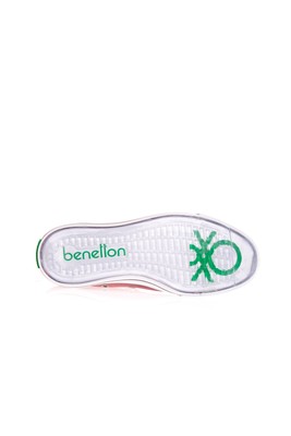 Benetton Gül 2 Cm Keten Kadın Spor Ayakkabı