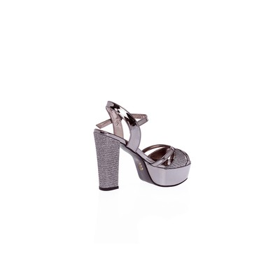  Kent Shop Platin Ayna 12 Cm Platform Kadın Abiye Ayakkabı